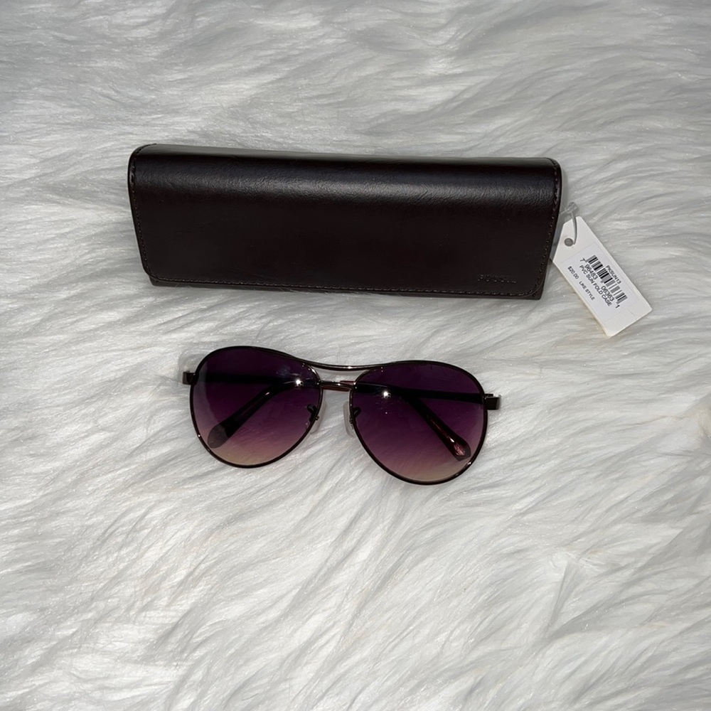 Fossil sunglasses with case